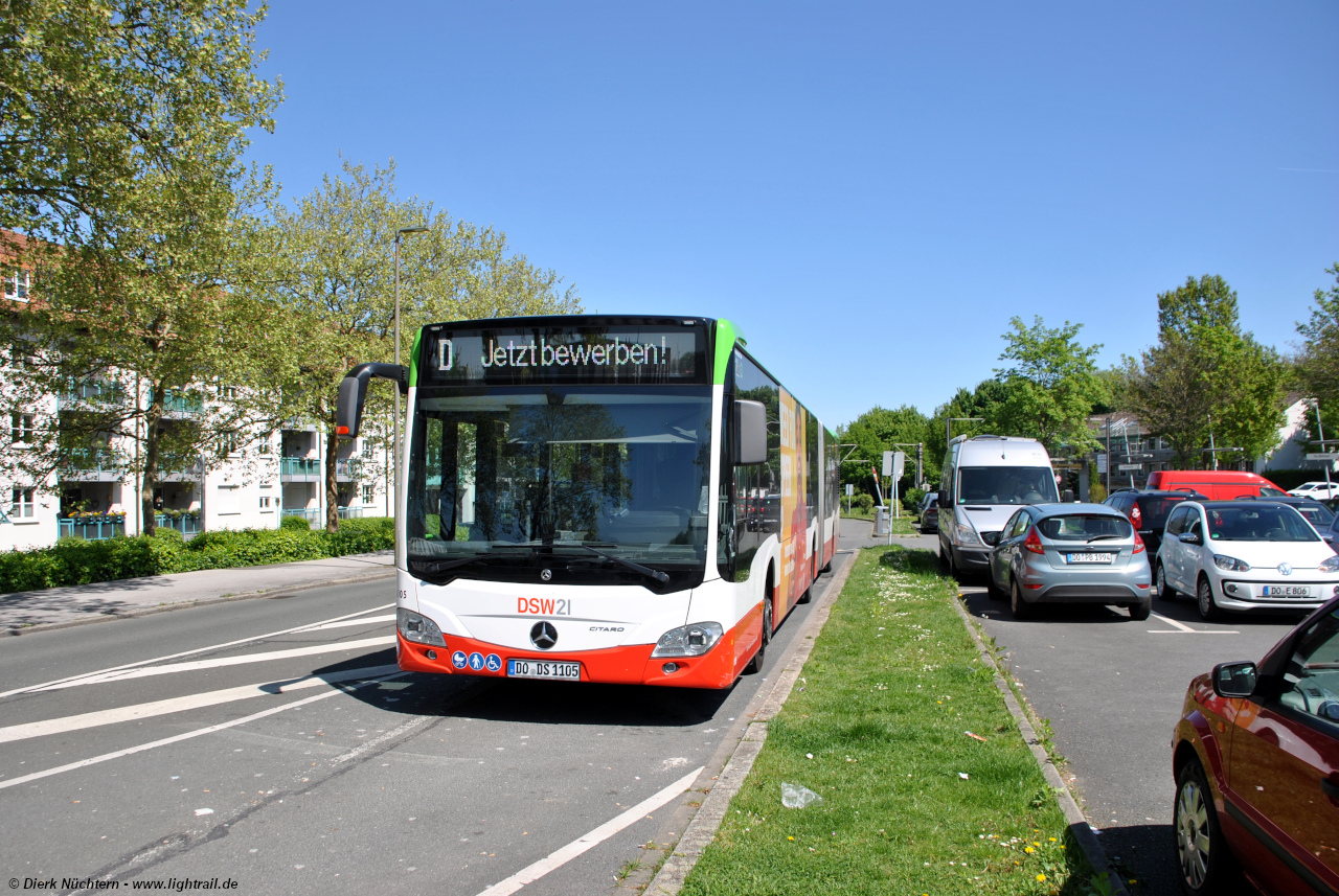 1105 (DO DS 1105) · An der Palmweide, Wendeplatz