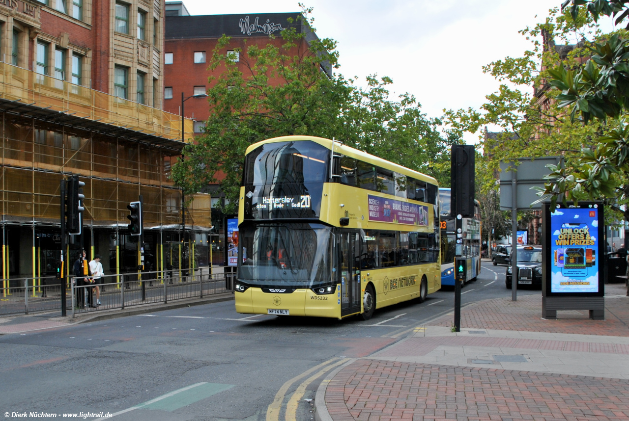 WDS232 (MF74 NLY) · Manchester Piccadilly
