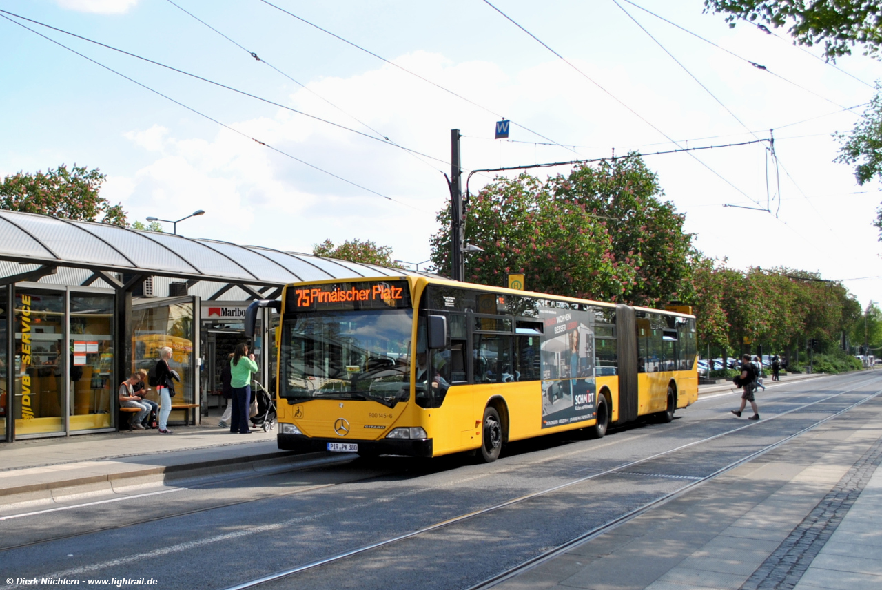 900 145-6 (PIR PK 380) · Dresden, Pirnaischer Platz
