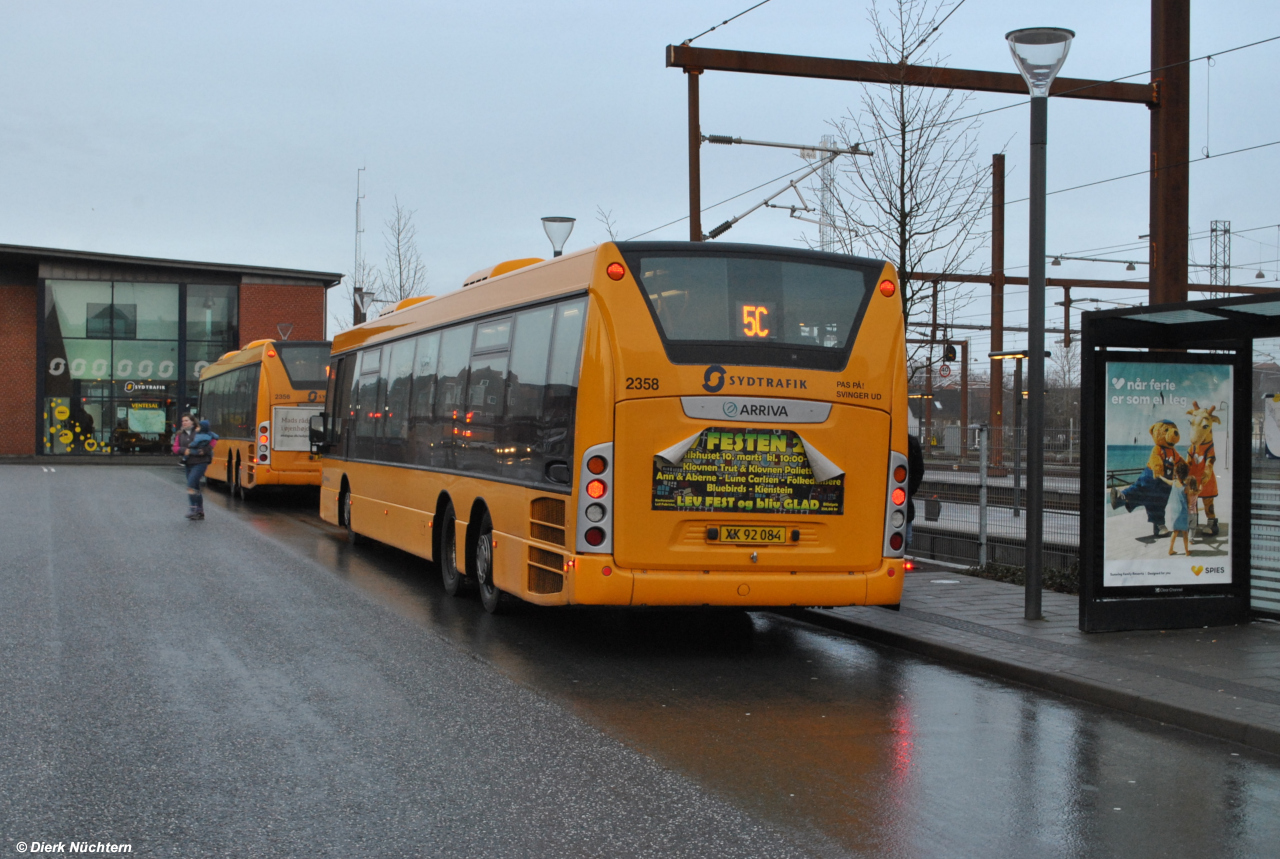 2358 (XK 92 084) · Esbjerg Bybusterminal