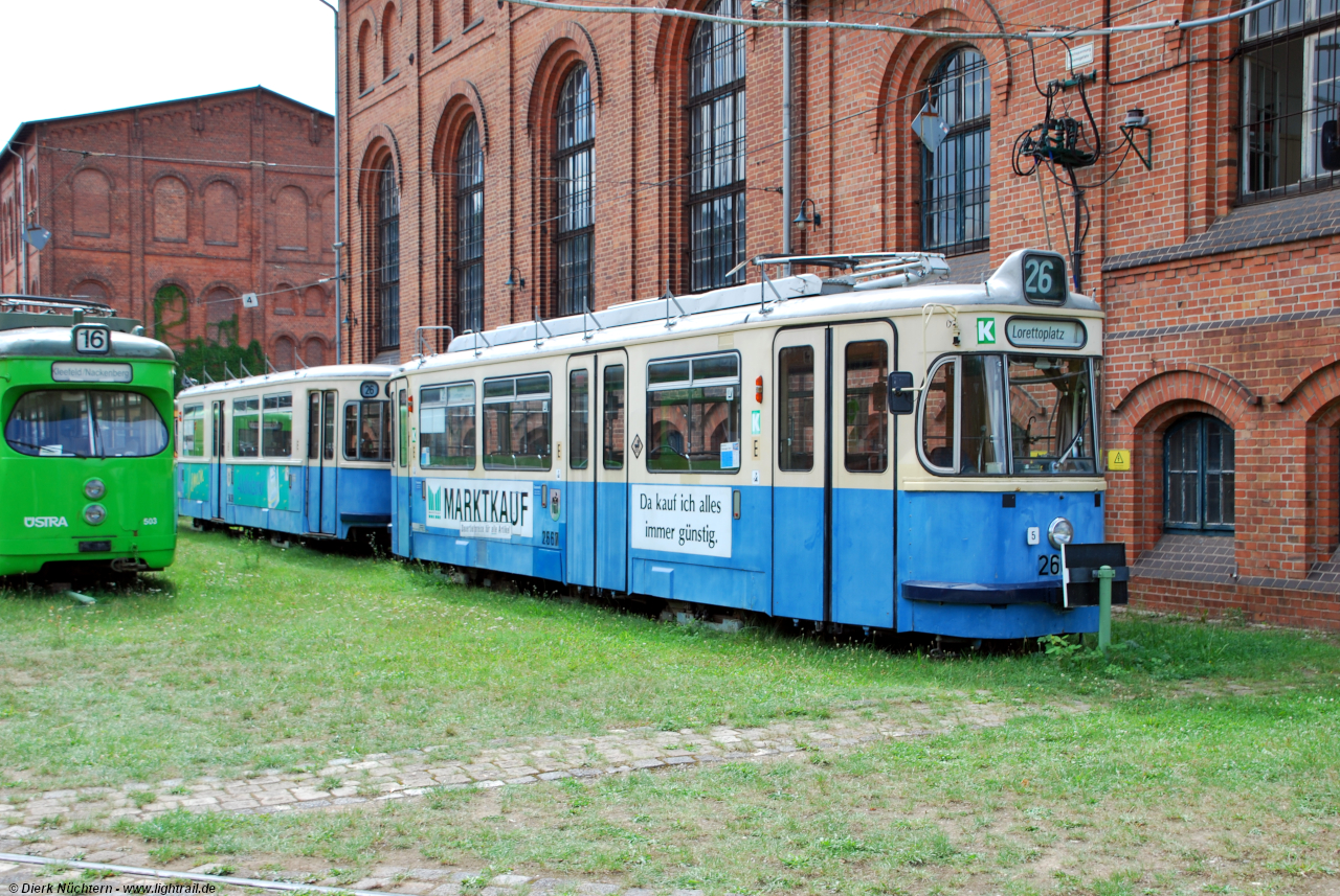 2667 im Hannoverschen Straßenbahnmuseum