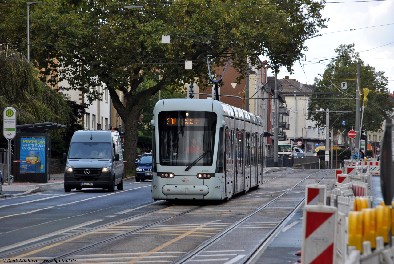 528 · Bergmannsheil -> Friederikastraße