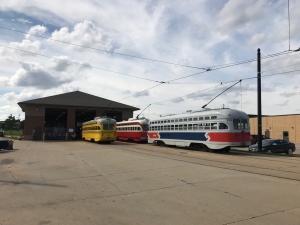 2185 + 4609 + 4616 Kenosha Streetcar Depot 2185 + 4609 + 4616 Kenosha Streetcar Depot