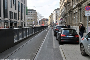 Jan-Wellem-Pl -> H.-Heine-Allee, 11.03.2016 Jan-Wellem-Pl -> H.-Heine-Allee, 11.03.2016