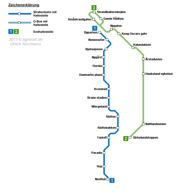 Netzplan Strassenbahn Hagen 1974